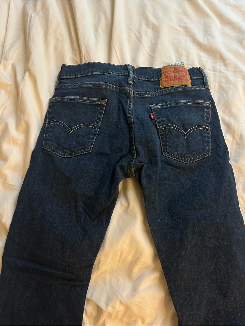 Levi's Men's Dark Blue Straight Fit Jeans